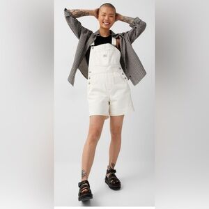 Gloria Vanderbilt Beige Cargo Overalls